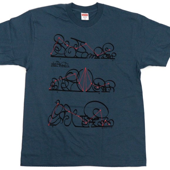 Supreme Other - Supreme System Tee Slate T shirt Short Sleeves